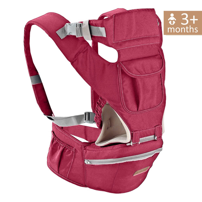 BEBE STARS BABY CARRIER CARRY & GO BURGUNDY