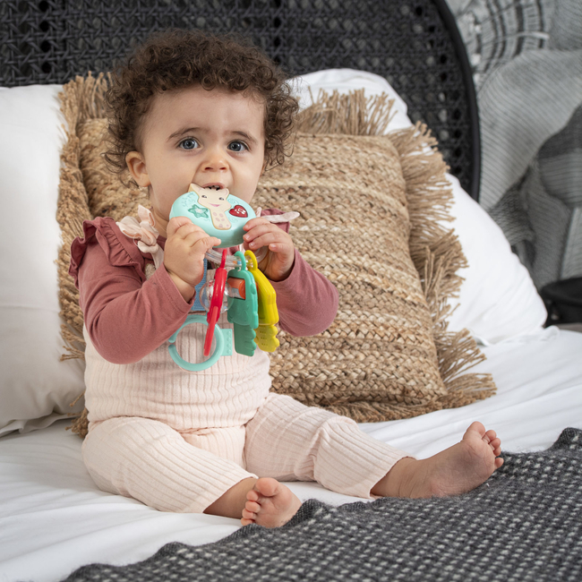 Sophie la Giraffe Σόφι καμηλοπάρδαλη Ηλεκτρονική κουδουνίστρα με ήχο και φως 3+ μ S230851