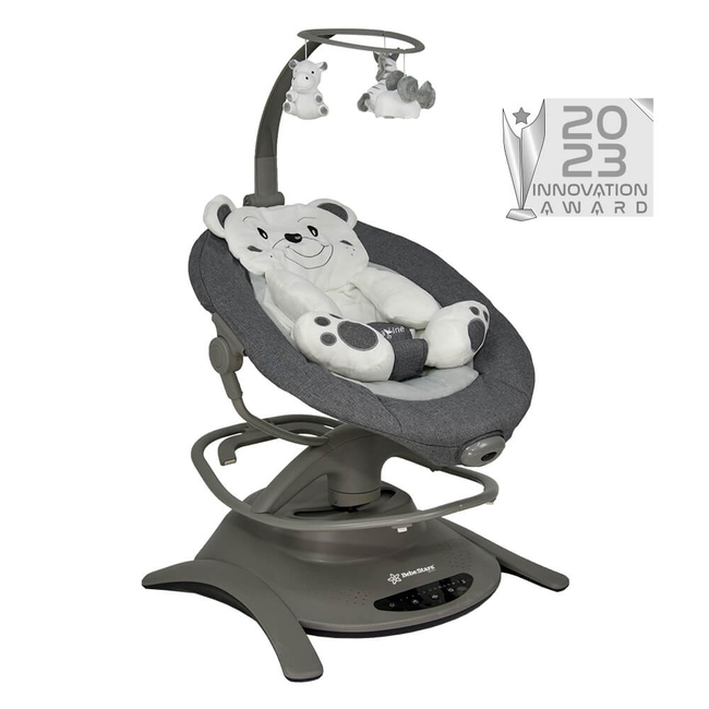 BEBE STARS ELECTRIC SWING & BOUNCER IMAGINE 2 IN 1 GREY 255-186