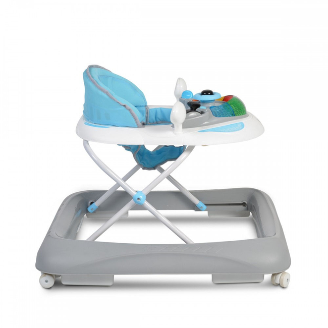 Cangaroo Sharky Baby Walker with toy Blue 3800146243982