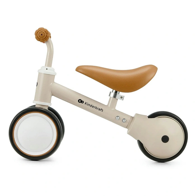 Kinderkraft Cutie Mini Παιδικό Ποδήλατο Ισορροπίας 12+ μηνων Beige KRCUTI00BEG0000