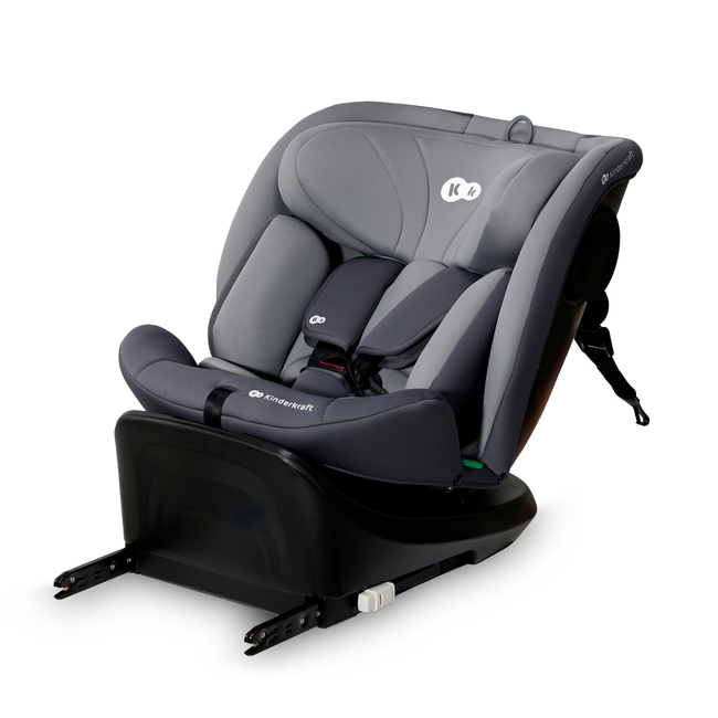 Kinderkraft i-Grow i-Size Swivel Child Car Seat 40-150cm (0-36kg) Gray KCIGRO00GRY0000
