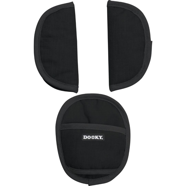 Dooky Επωμίδες Μαξιλαράκια ζώνης Black Uni