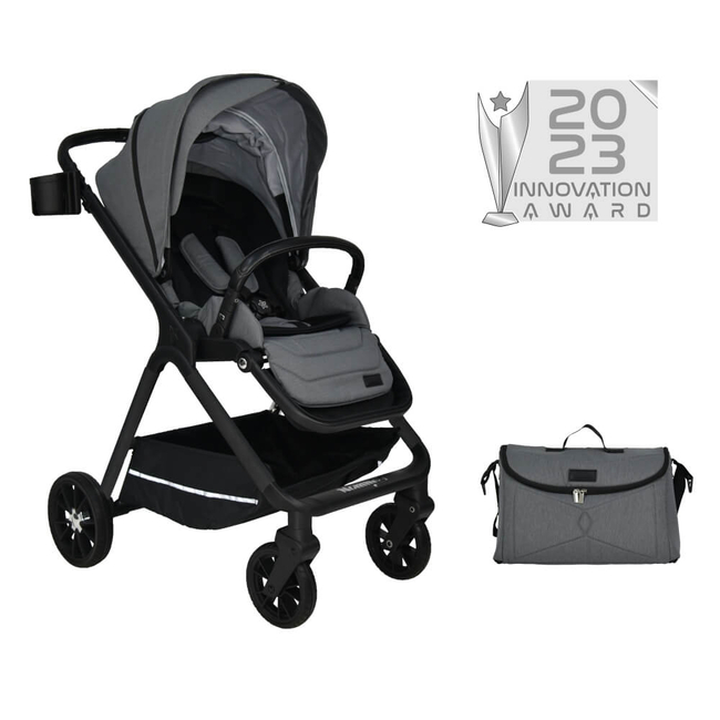 Bebe Stars Nammos Baby Stroller Gray 346-186