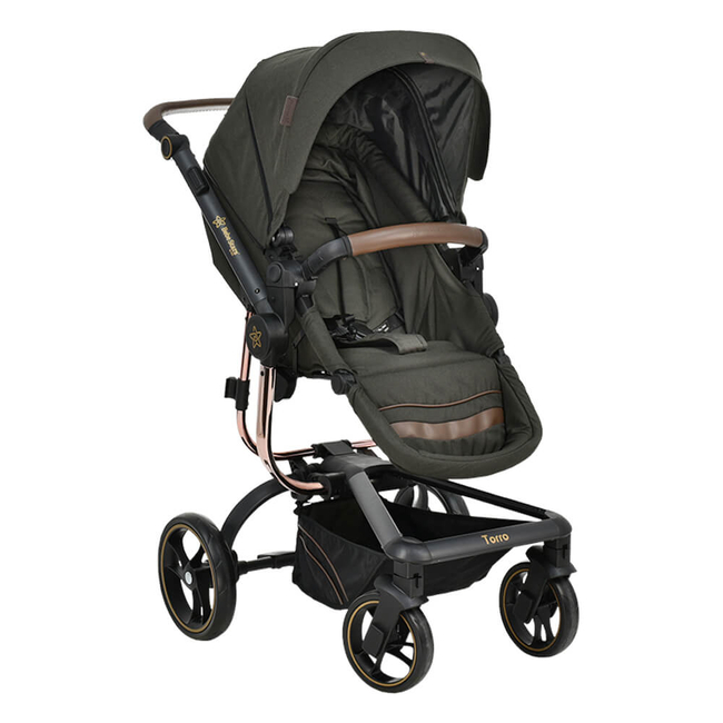 Bebe Stars Torro 3 in 1 Baby Sroller with reversible seat Graphite 360T-189