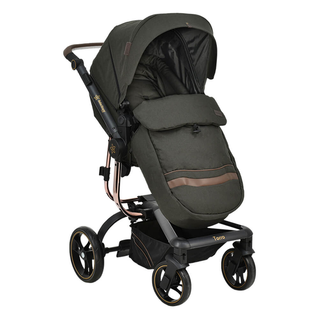 Bebe Stars Torro 3 in 1 Baby Sroller with reversible seat Graphite 360T-189