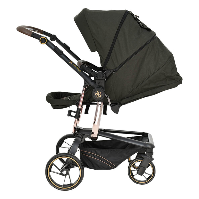 Bebe Stars Torro 3 in 1 Baby Sroller with reversible seat Graphite 360T-189