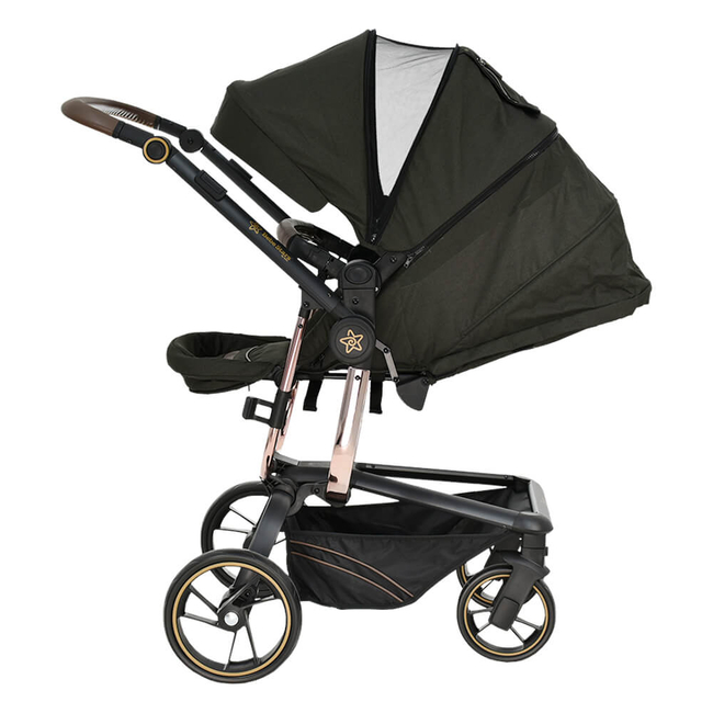 Bebe Stars Torro 3 in 1 Baby Sroller with reversible seat Graphite 360T-189