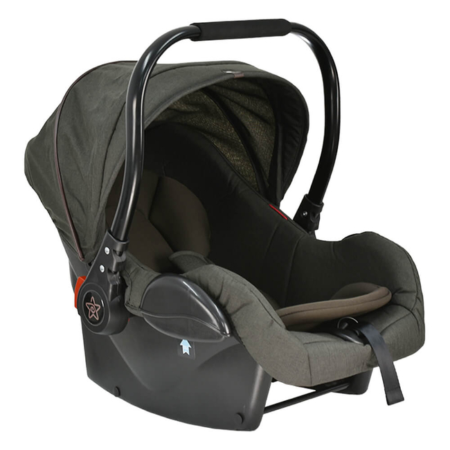 Bebe Stars Torro 3 in 1 Baby Sroller with reversible seat Graphite 360T-189