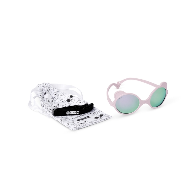 KiETLA: 2-4 Year Old Light Pink Ourson Sunglasses