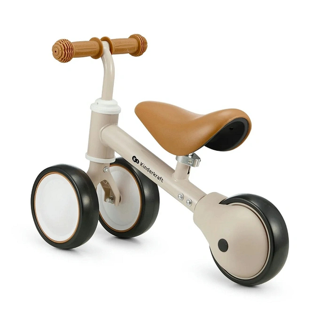 Kinderkraft Cutie Mini Παιδικό Ποδήλατο Ισορροπίας 12+ μηνων Beige KRCUTI00BEG0000