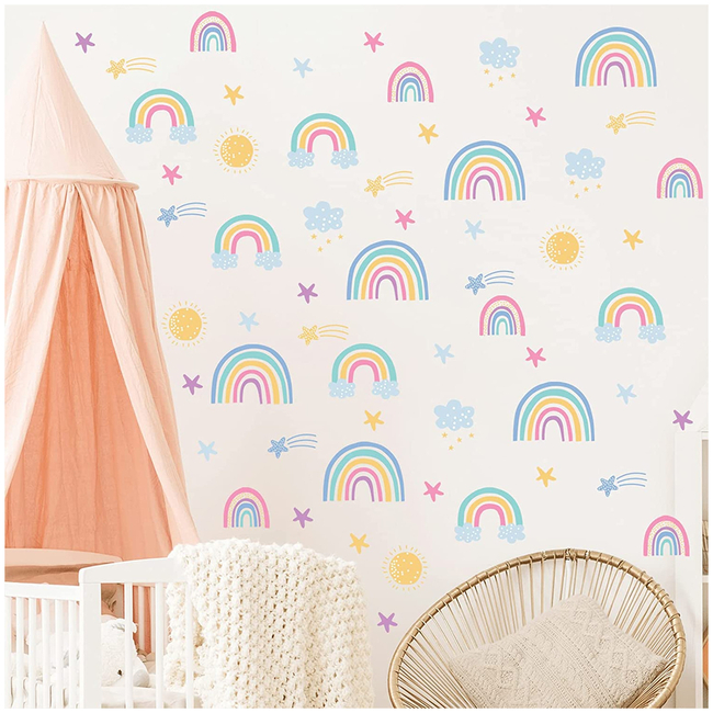 Wallstickers For Baby Room Sweet Rainbow X001DGK3A5