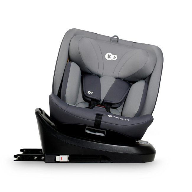 Kinderkraft i-Grow i-Size Swivel Child Car Seat 40-150cm (0-36kg) Gray KCIGRO00GRY0000
