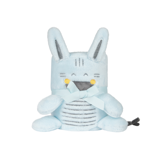 Kikka Boo Stripy Friends Κουβέρτα Δώρου με 3D Κέντημα 75×100 cm