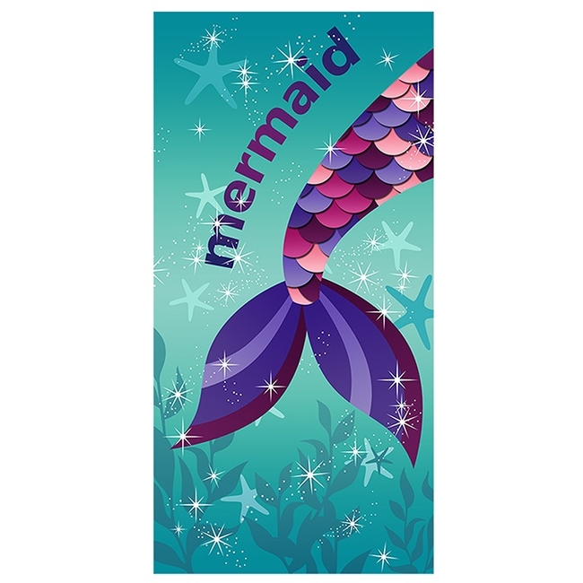 Beach Towel 140 x 70 cm Microfiber - Mermaid (042213400001)