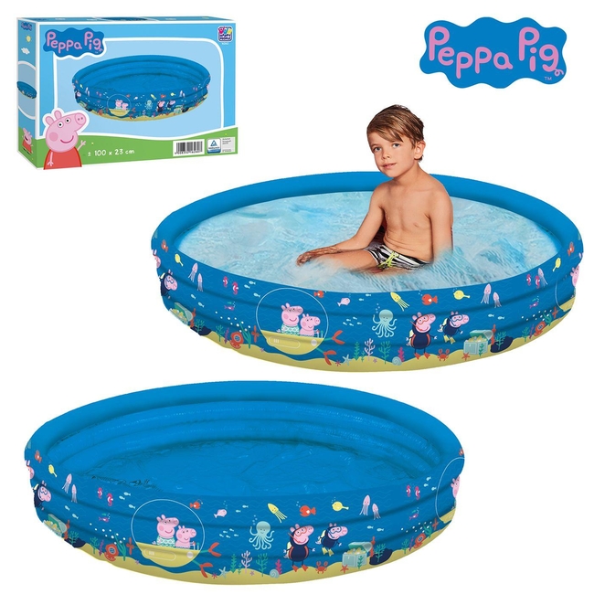 Intex Peppa Children's Inflatable Pool 150x150x25εκ.. 42-2752