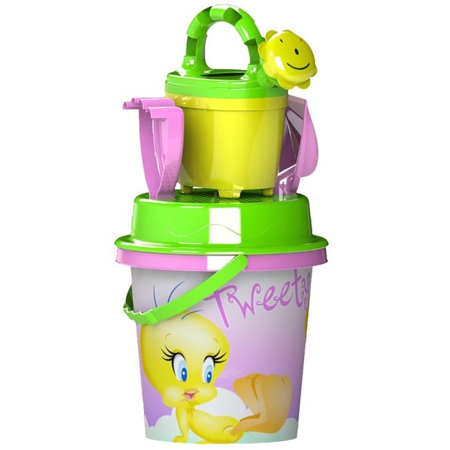 Κουβαδάκι Φορτηγό Σετ 5 τμχ Φ17cm - SUMMERtiempo Tweety 42-768
