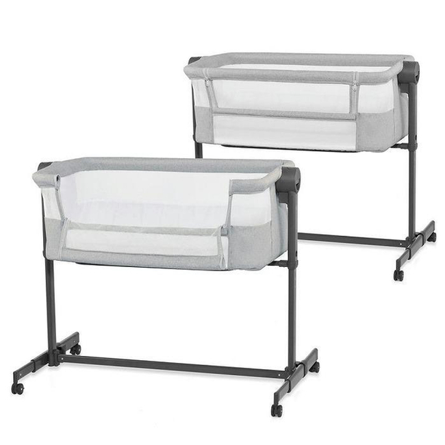 Kinderkraft Neste UP 2 Adjustable Cradle with Mattress Light Grey KLNEUP02LGR0000
