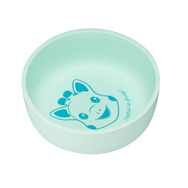 Sophie La Girafe Bowl made of 100% silicone 4x12cm. 6+ months Mint S480004