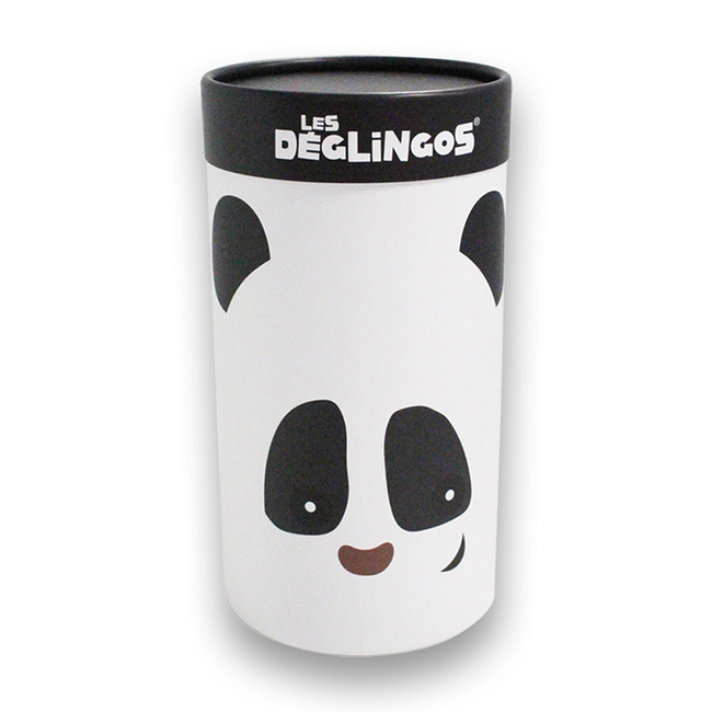 Les Deglingos Plush Panda in box ''ROTOTOS'' DGL-33128