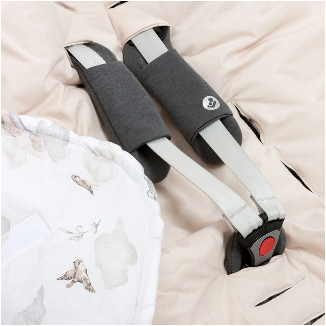 JUKKI Car Seat Blanket with Hood Elephant’s Paradise