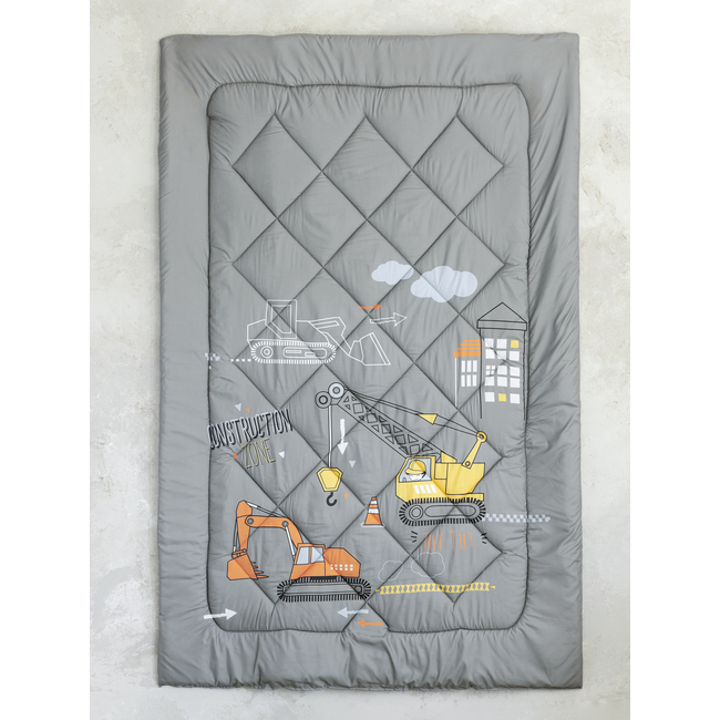 Nima Παιδικό Πάπλωμα Μονό με Γέμιση Microfiber 160×240 – Under Construction