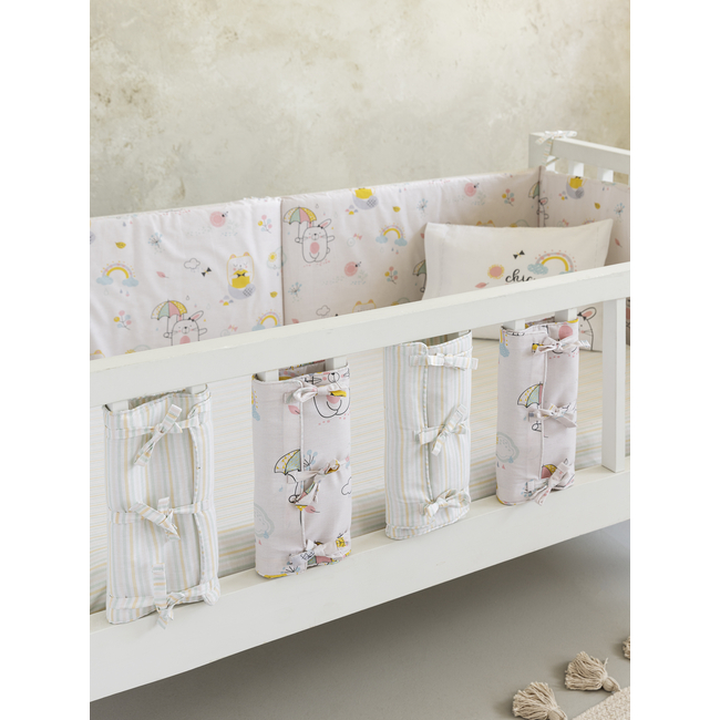 Nima Cot Bumper 27x40 Chic Rabbit