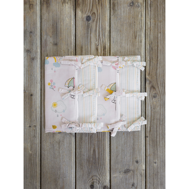 Nima Cot Bumper 27x40 Chic Rabbit