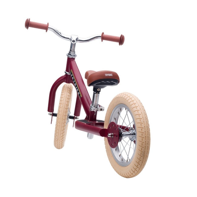 Trybike Ποδήλατο Ισορροπίας Vintage 15+ μηνών Κόκκινο Ματ TBS-2-RED-M-VIN