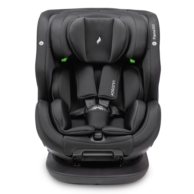 Osann Flame360 i-Size Child Seat 0-36 kg 40-150cm All Black 108281243