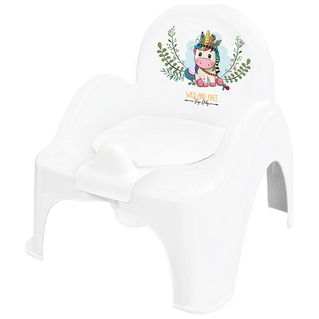 Tega Baby Potty Chair with Music - Unicorn White
