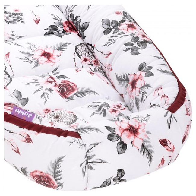 Jukki Baby Nest For Babies 100x55 Set 5 pcs Minky Fabric Summer Dream Old Rose (5904506802524)