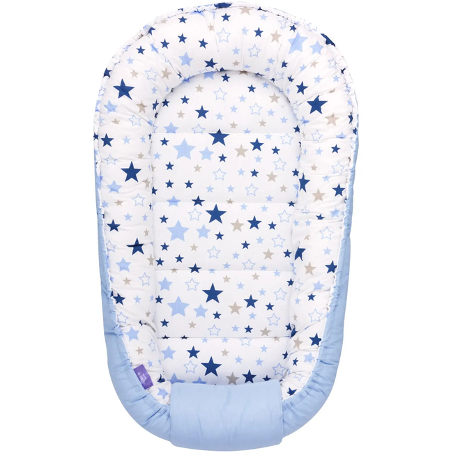 Jukki Baby Nest Cocoon Φωλιά Για Βρέφη 100x55 Διπλής Όψης Σετ 5 τχμ Milky Way Minky