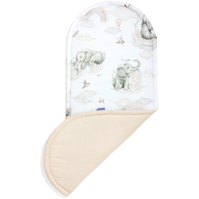 Jukki Baby Nest XXL For Babies 65x120 Set 5 pcs Elephant’s Paradise