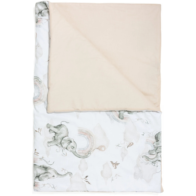 Jukki Baby Nest XXL For Babies 65x120 Set 5 pcs Elephant’s Paradise