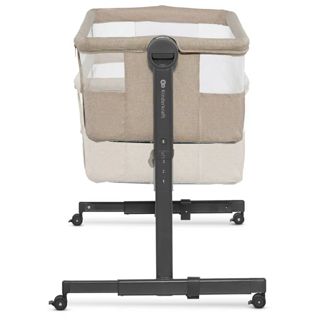 Kinderkraft Neste UP 2 Adjustable Cradle with Mattress Beige KLNEUP02BEG0000