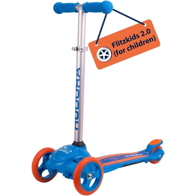 Hudora Flitzkids 2.0 Παιδικό Πατίνι Αλουμινίου με 3 τροχούς (3+ ετών) Μπλε