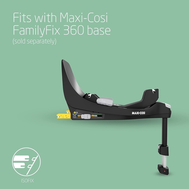 Maxi Cosi Pearl 360 PRO i-Size Child Car Seat 3 Months to 4 Years Authentic Graphite BR77738