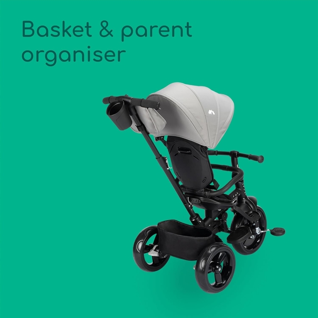 Bebe Confort Windy Foldable Tricycle with Parent Handle Tinted Stone