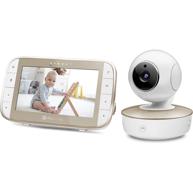 Motorola VM50G Baby Monitor Two-Way Communication and Infrared Night Vision - 300 m Range - Zoom, Tilt and Pan