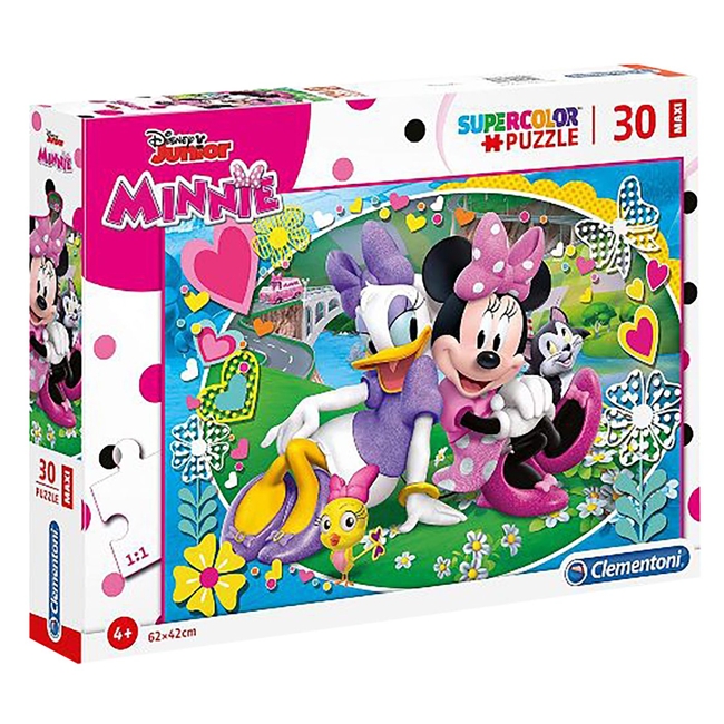 Clementoni Children's Jigsaw Puzzle Maxi Supercolor Minnie 30 pcs 4+y