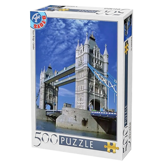 D-toys PUZZLE 500 PCS LONDON TOWER BRIDGE 69-1819