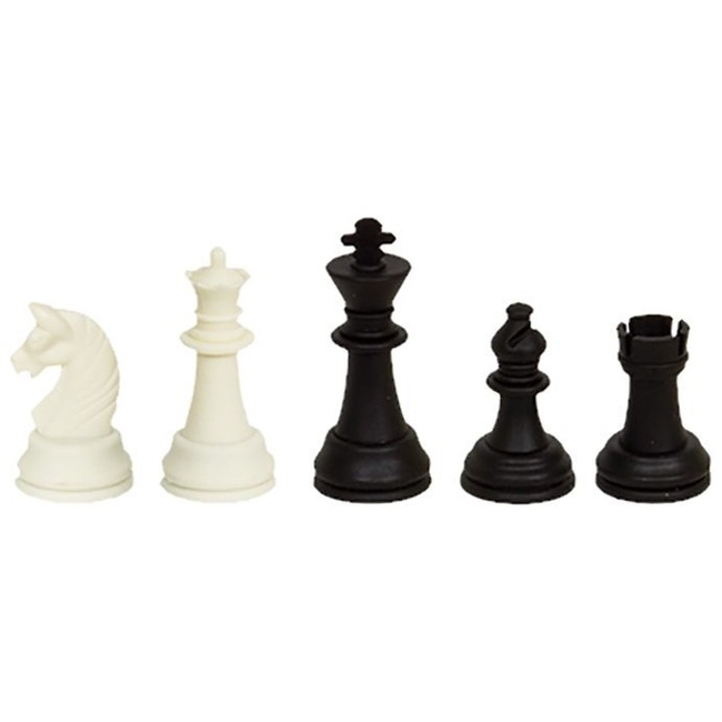 Chess figures black and white