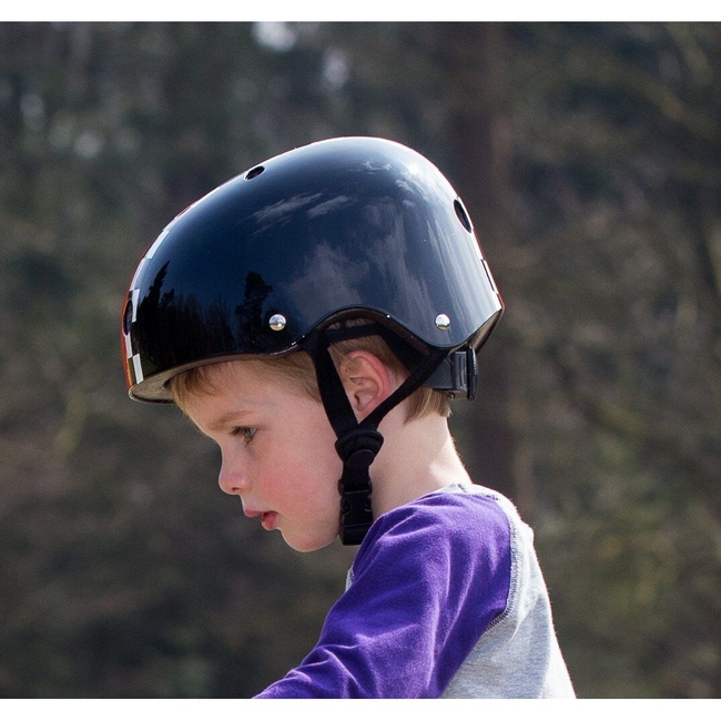 Trybike Helmet White / red stars  TB-COCO4
