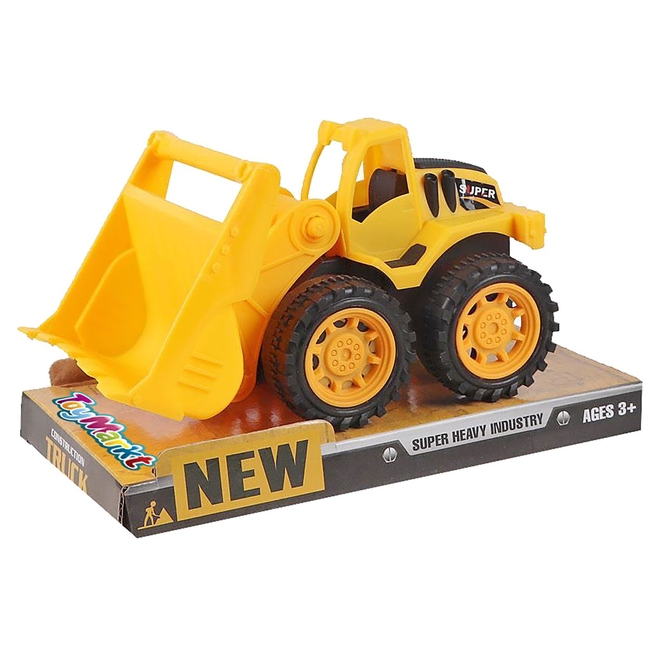 Toymarkt Μπουλντόζα Friction Μεγάλη "φαγάνα" 21x12x11cm