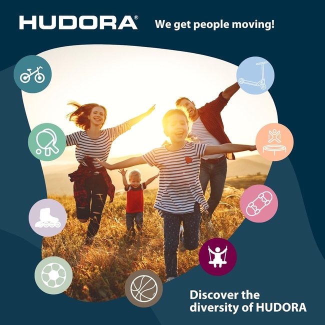 Hudora Flitzkids 2.0 Παιδικό Πατίνι Αλουμινίου με 3 τροχούς (3+ ετών) Μπλε