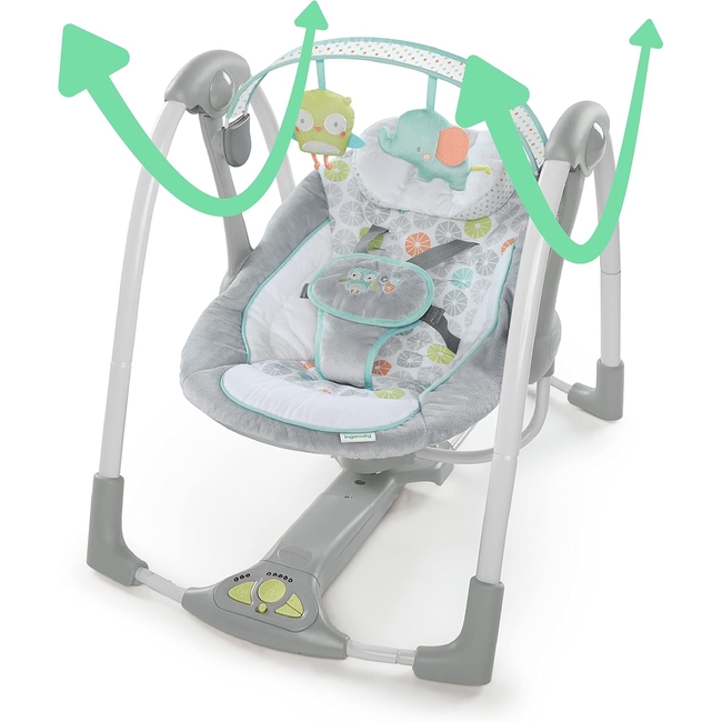 Ingenuity Swing 'n Go Ηλεκτρικό Ρηλάξ/Κούνια Hugs & Hoots 10247