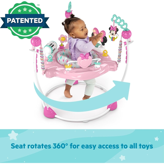 Bright Starts Disney Minnie Mouse Jumper - Βοήθημα Στήριξης Τραμπολίνο