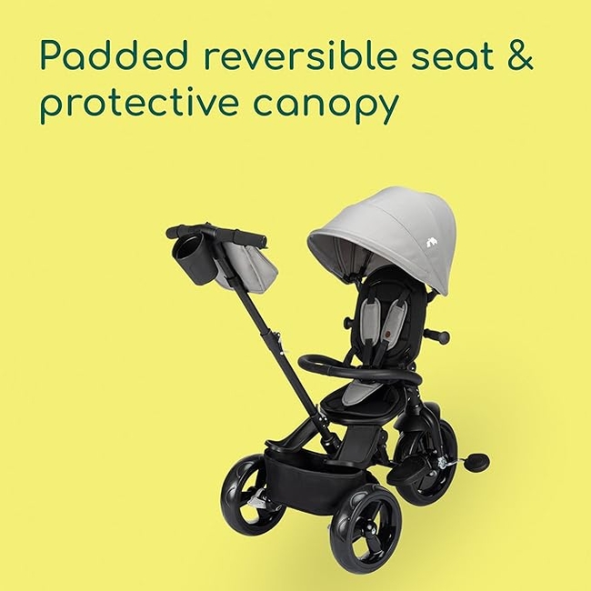 Bebe Confort Windy Foldable Tricycle with Parent Handle Tinted Stone