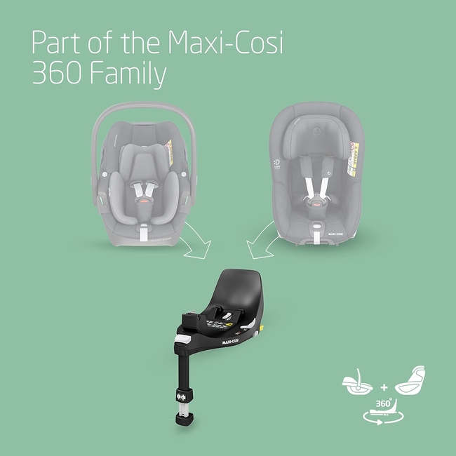 Maxi Cosi FamilyFix i-Size Περιστρεφόμενη Βάση για Κάθισμα Pebble & Pearl 360 PRO BR77736